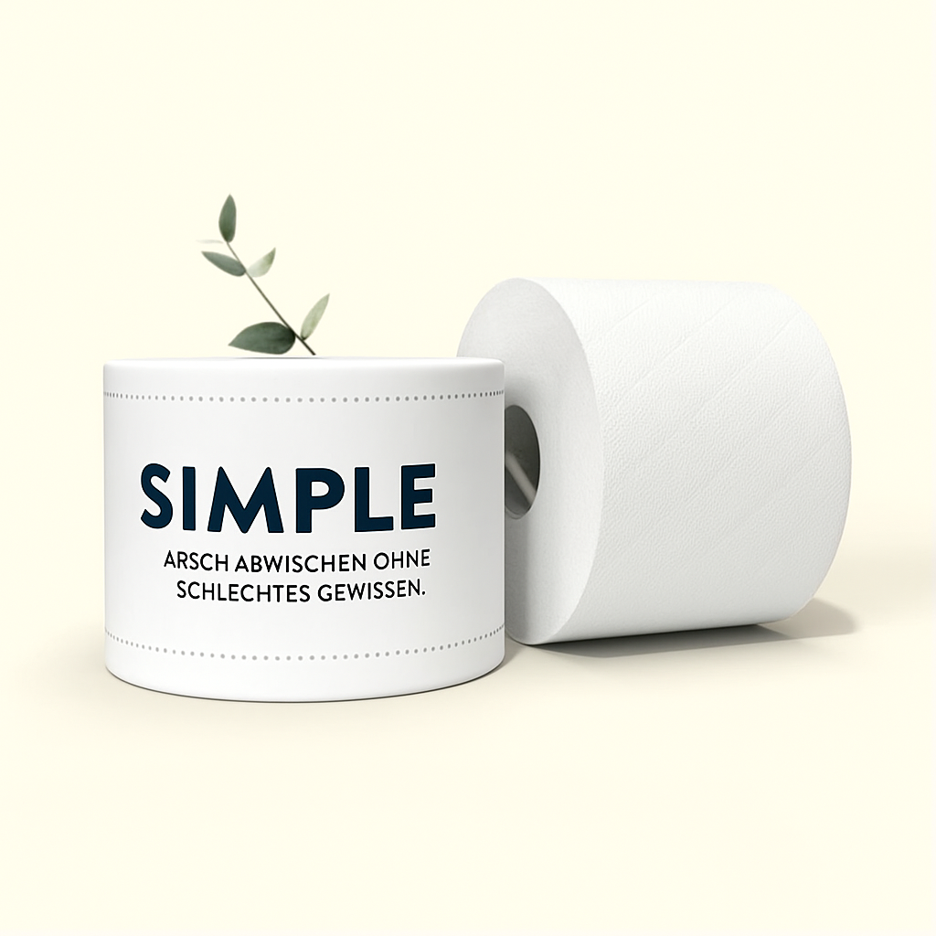 SIMPLE WC PAPIER Monatsbundle 72 Rollen